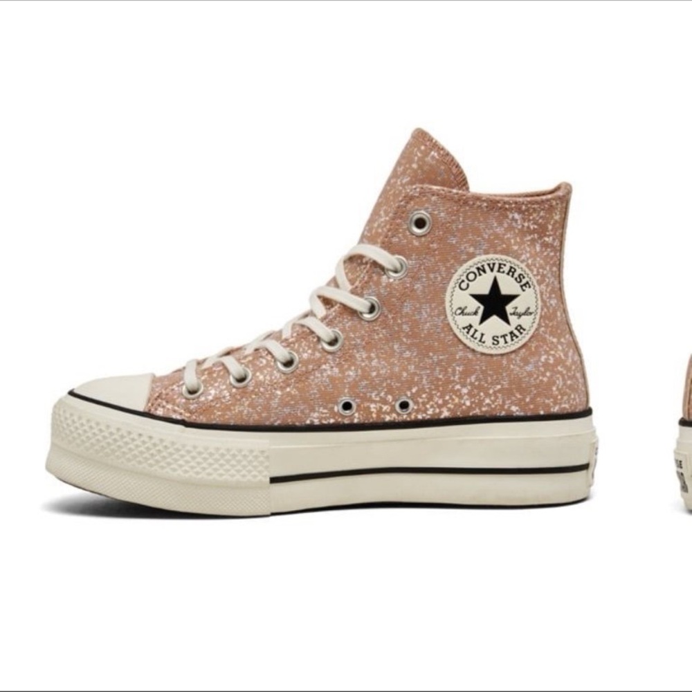 Converse Women's Glitter High-Top Sneakers - Pink